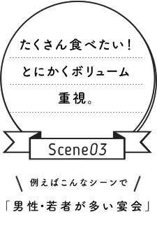 シーン3 男性・若者が多い宴会